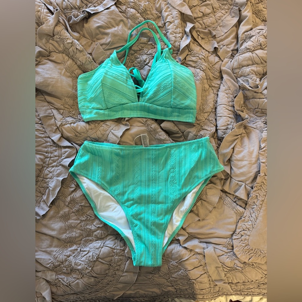Stylish Green Bikini Set